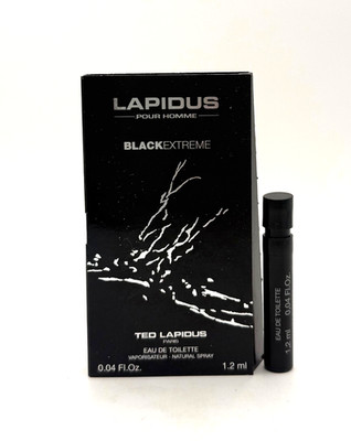 Lapidus Black Extreme by Ted Lapidus 0.04 Fl.Oz / 1.2 ml Men s EDT Sample