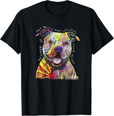 Beware Of Pit Bulls. Dean Russo Pitbull Original - Dog Lover Gift Unisex T-Shirt