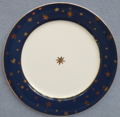 Set of FOUR Sakura Galaxy Stars Blue Salad Plates | eBay