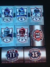 8-Upper Deck Collection Patches Vick Boller Johnson Carr Brees Bledsoe Dillon +1