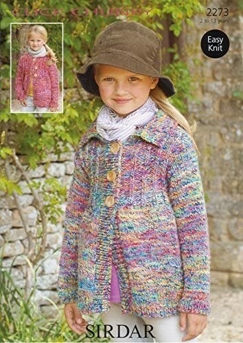 Sirdar Childrens Chunky Cardigans Knitting Pattern - 2273 - Picture 1 of 1