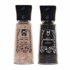 Member's Mark Whole Black Pepper 7oz & Himalayan Pink Salt 14.3oz Grinders - NEW