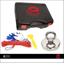 EMPOTEC MAGNETE E200 250 KG KIT RECUPERO METALLI PESCA METAL DETECTOR CALAMITA