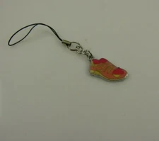 Pink tennis shoe Cell phone charm purse strap cool sports