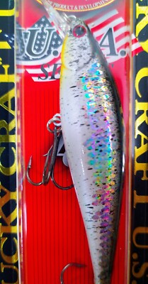 Lucky Craft Pointer 95SP 3.75'', 5/8 oz, CRACK BLACK, Made in Japan, PT95-154CKBK