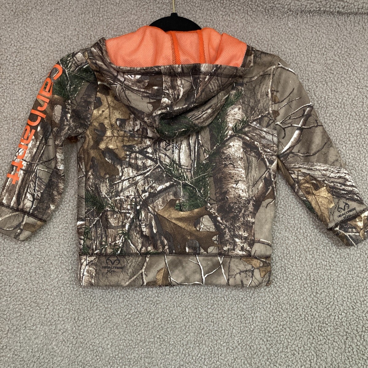 Carhartt Realtree Camo Hooded Jacket Full Zip Youth Size 4 | eBay
