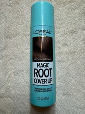 Loreal Magic Root Cover Up MEDIUM BROWN Hair Color Spray 2.0 oz PLUS more