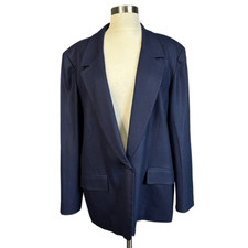 Pendleton 100 Virgin Wool Navy Blazer