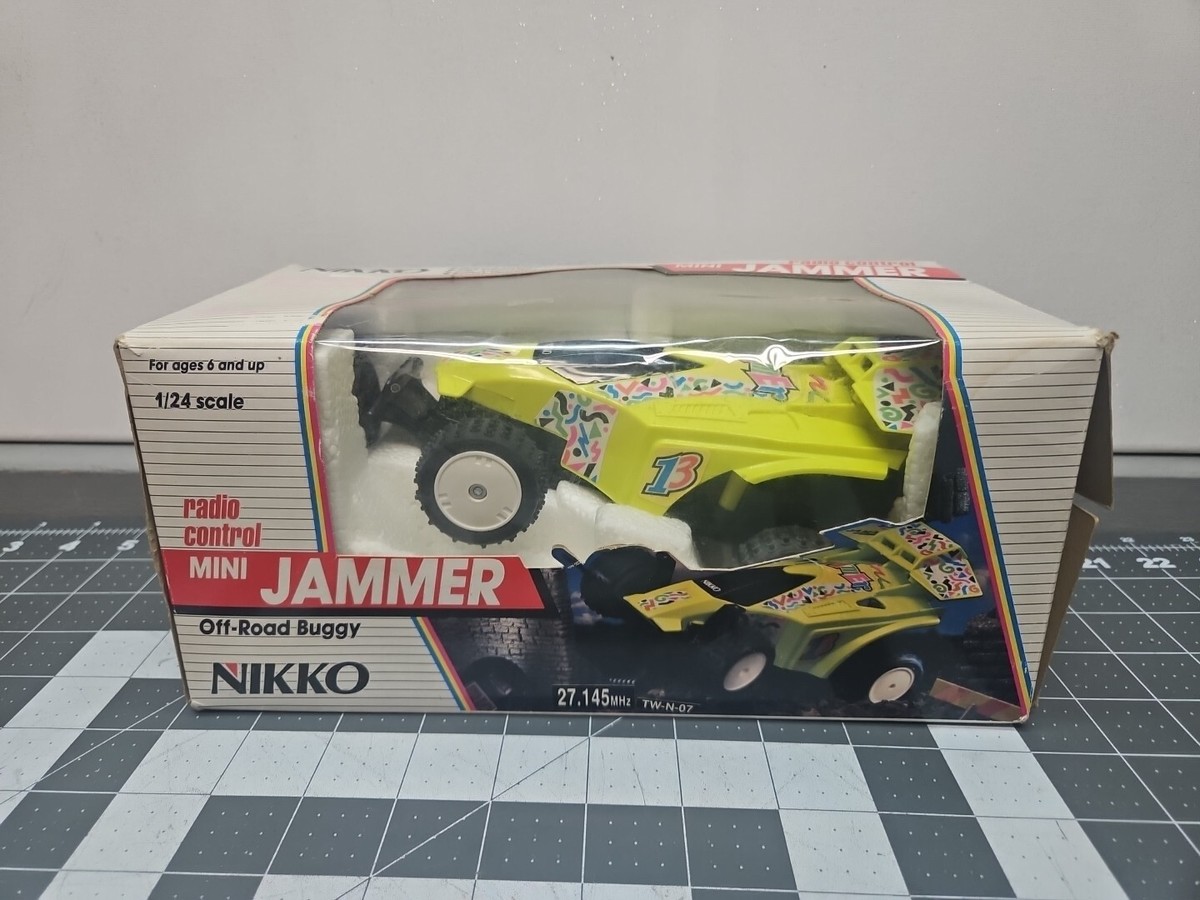 Vintage Nikko Mini JAMMER Off-Road Buggy 1/24 Remote Controlled RC