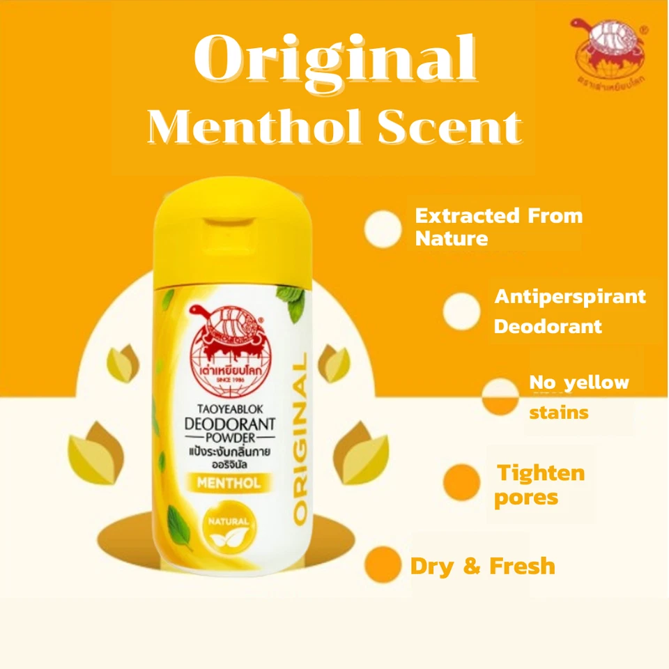 Desodorante Olor Polvo Antitranspirante Axilas Hierba Tailandesa Taoyeablok 22g x3 Foto 2 de 4