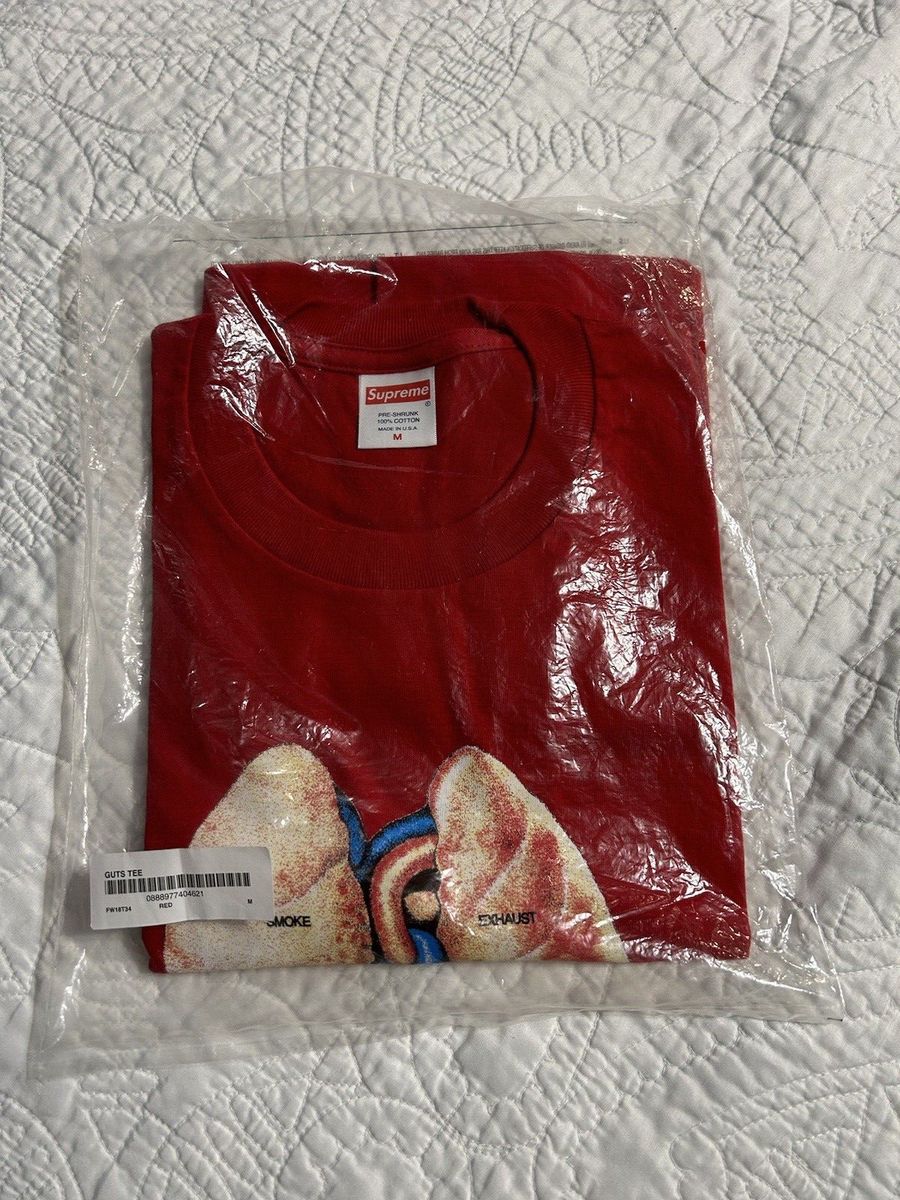 新品 Supreme guts tee L Supreme Guts Tee FW18 Red Medium | eBay