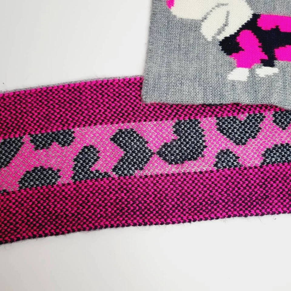 Bufanda niña con cachorro perro hueco niños Foto 3 de 4