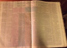 A. J. DE MANCY - GRAND TABLEAU 52 5 x 69 5 cm SUR L'HISTOIRE LA GÉOGRAPHI - 1831