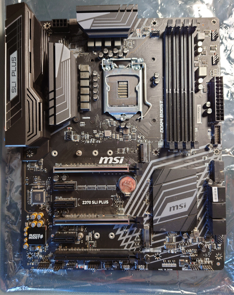 MSI Z370 SLI PLUS Intel LGA1151-2 ATX Motherboard DDR4 UK