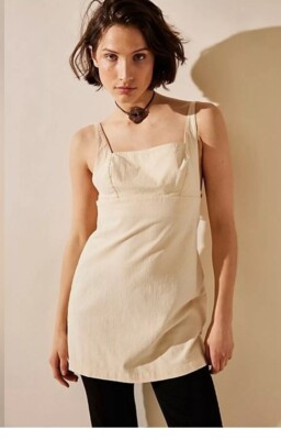 free people little loca mini dress Free People Endless Summer Little Loca Mini Dress Tan Medium New* RK391