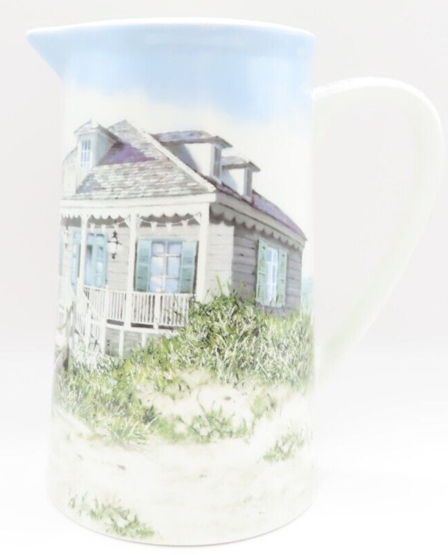Beach House Ceramic Jug 14 CM Fine China Tableware Gift Home Decor