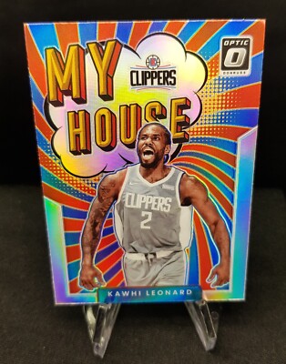 2021-22 Donruss Optic #7 - Kawhi Leonard - My House Holo Silver - Clippers