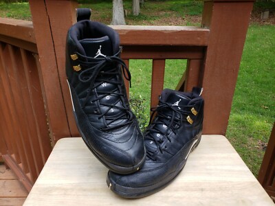 Air Jordan 12 Retro Black Gold 2016 Men\'s Size 7 130690-013‎ Pre-Owned Jordan 12 Retro  main image 4