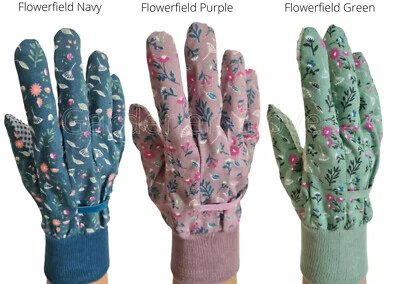 BRIERS, LADIES WOMENS FLORAL General Working POLKA DOT GARDENING GARDEN GLOVES