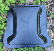 Concrete bench leg mold  3/16th" abs plastic 14"H x 16"W base 13"W top 3" thick