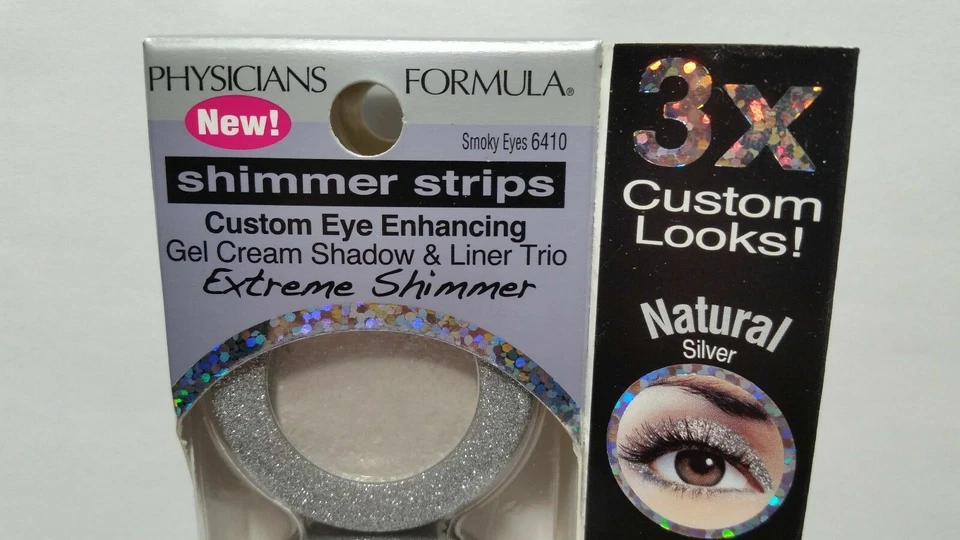 Physicians Formula Smoky Eyes 6410 Shimmer Strips Gel Cream Shadow Trio 1 Box  — 第 2/4 张图片
