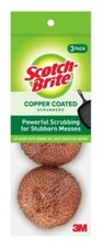 Scotch-Brite Copper Coated Scouring Pad, 213C, 3-Pack