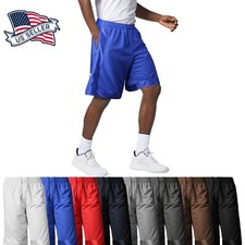 PROCLUB Mens MESH Basketball Shorts HEAVY Weight Gym Fitness Pocket Premium