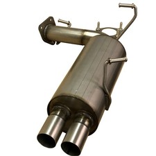 Silenziatore posteriore scatola scarico acciaio inox T304 Mitsubishi Outlander 2.2Di-D