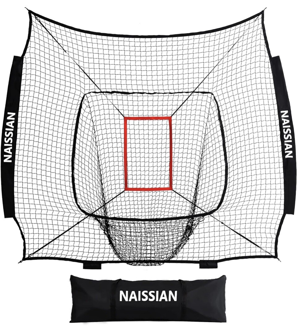 Red de práctica de béisbol 7x7 lanzamiento bateo bateo bateo lanzador de softbol (ch)