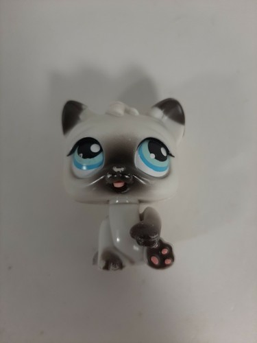 2005 Littlest Pet Shop LPS Magic Motion braune Perserkatze bewegliche Zunge - Bild 1 von 2