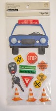 Student Driver New License Car Keys Scrapbooking Stickers by Recollections