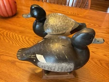 Vintage Pr Wildfowler Bluebill  Decoys Point Pleasant N.J. “Bill Cranmer Style”.