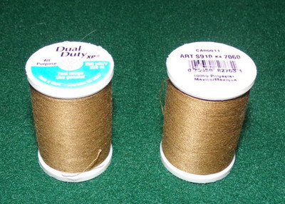Dual Duty All Purpose Polyester Thread, 250 yards, Burnished Gold (7060)