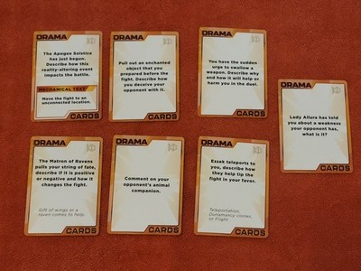 TILL THE LAST GASP Storytelling Game GenCon 2025 PROMO CARDS Darrington Press