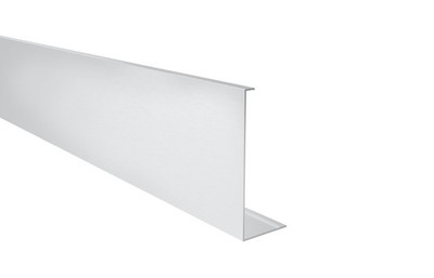 Abdeckleiste Aluminium Seitenhohlprofil 2500mm Satin ELOX Profil