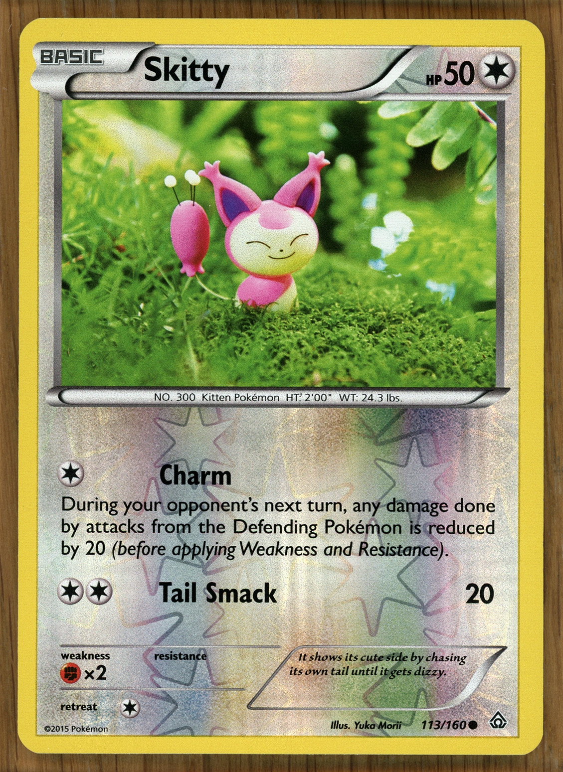 Skitty 113 ~ Reverse Holo ~ Primal Clash ~ Near Mint!!