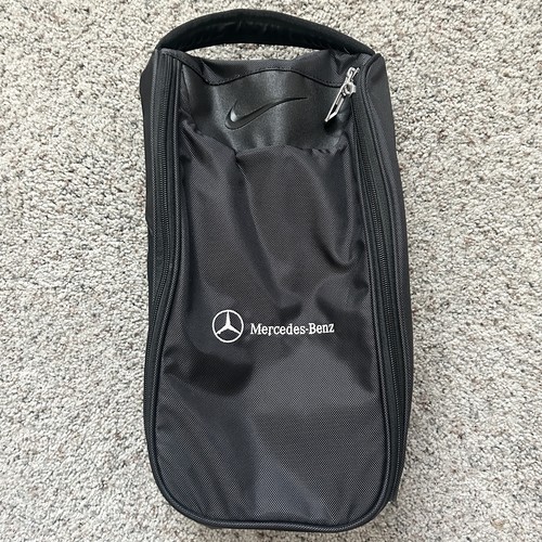Nike Mercedes Benz Golf Shoe Tote Bag Travel Black 3/4 Zip & Vented