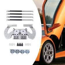 Universal Vertical Doors Kit for Most Cars - Adjustable Lambo Style Silver