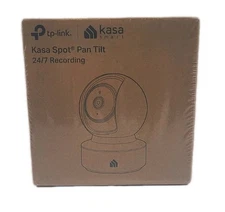 TP-Link Kasa Spot Pan Tilt Indoor Smart Security Camera, 1080p HD, White - EC70