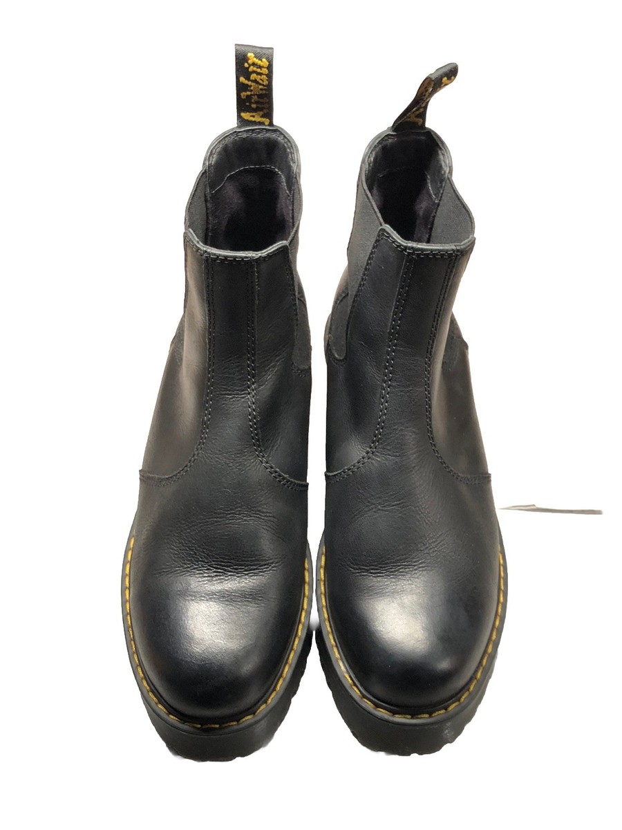 Dr.Martens Rometty Black Burnished Wyoming Chelsea Boots  display picture 2