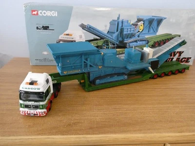 CORGI CLASSIC CADZOW HEAVY HAULAGE MAN F2000 LOW LOADER TRUCK MODEL CC12002 1:50 - Image 1 of 4