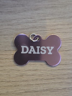 Customized PERSONALIZED PET TAG ID DOG CAT NAME TAGS DOUBLE SIDE Gift Animal