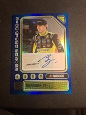 Brandon Jones Signature Series Auto 2/25 Blue Parallel Donruss NASCAR 2024 RC