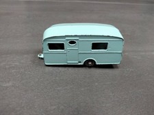 Matchbox Series Lesney No. 23 - Berkeley Cavalier Caravan - blue vintage diecast