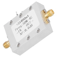 Broadband Amplifier Aluminum Alloy Low Noise Amplifier 0.05 To 4GHz 18dB