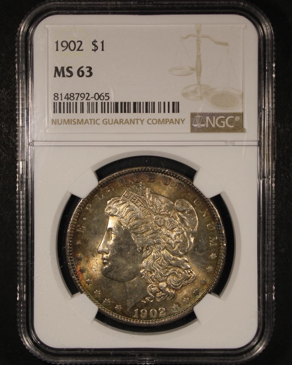 MS 63 Graded 1902 Year Morgan US Dollars (1878-1921) for sale | eBay