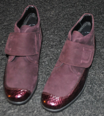 Damen Schuh ARA Größe 5 Wildleder neu dunkellila