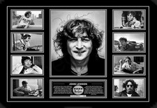 The Beatles John Lennon Signed Limited Edition Memorabilia Print Art Gift Poster