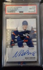 Noah Dobson Future Watch Auto Psa 10 2019-20 Sp Authentic Canadiens 