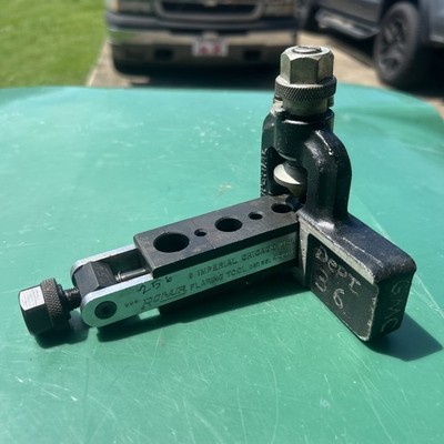 Imperial Rol-Air Flaring Tool 400-F Block with Reamer Yoke Used Condition